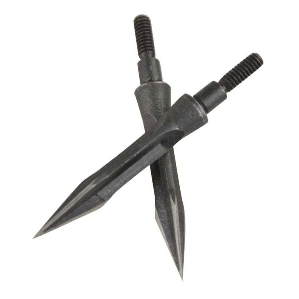 12pcs Archery Hunting Arrowheads Blade Tips Broadheads Screw Points